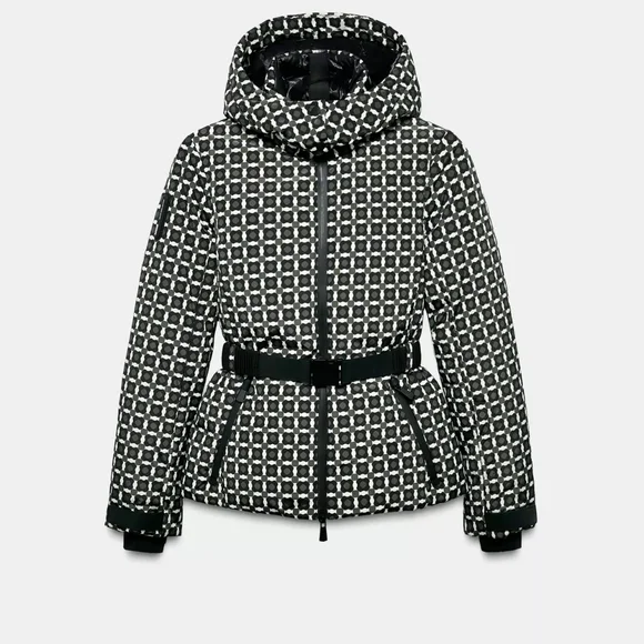 Zara Black & White Geometric Track Jacket And Pants (Set) - Picture 3 of 10